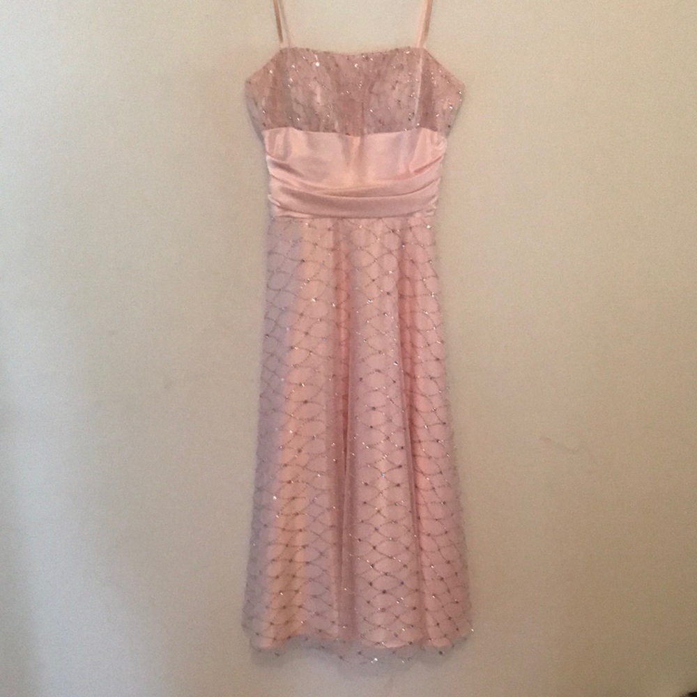 Light Pink tea-length Dress
